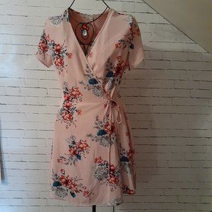 Cloud&Sky Wrap around Floral dress